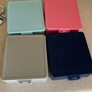 Set of 4 Pottery Barn Kids Bentos Boxes